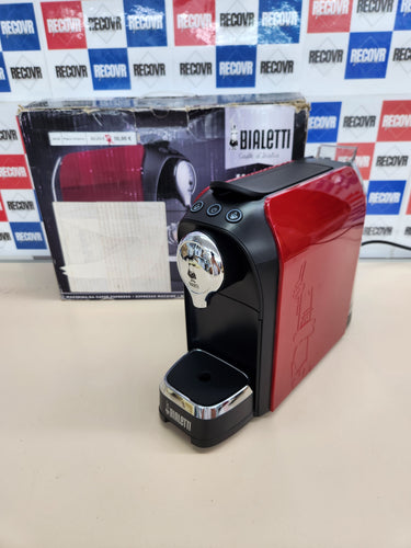 Cafetera Espresso Bialetti Sarribaer, Aluminio, Cápsulas, 1200W, Rojo